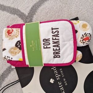 NEW Kate Spade 3Pc Kitchen Set "All in Good Taste" NWT